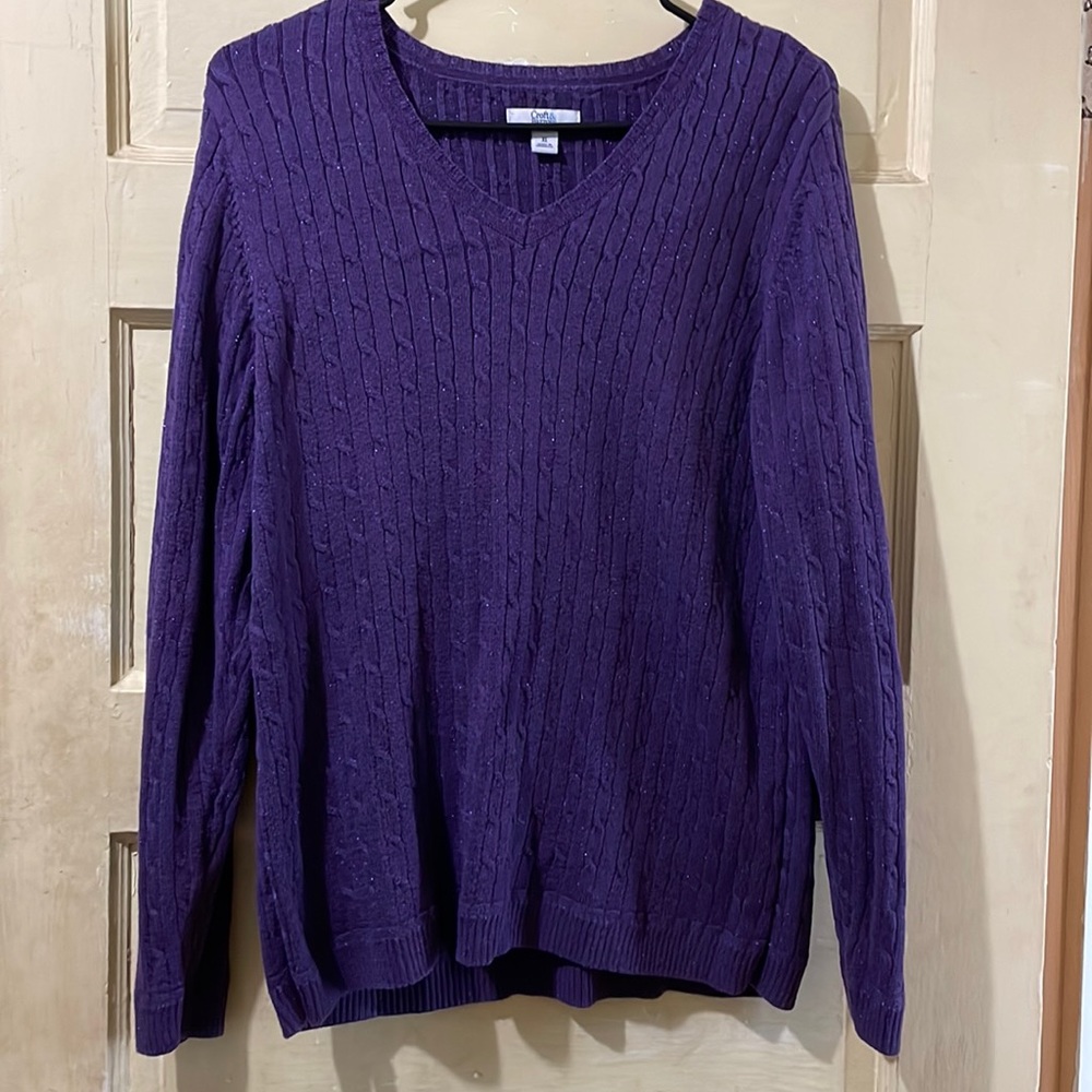 Purple sweater